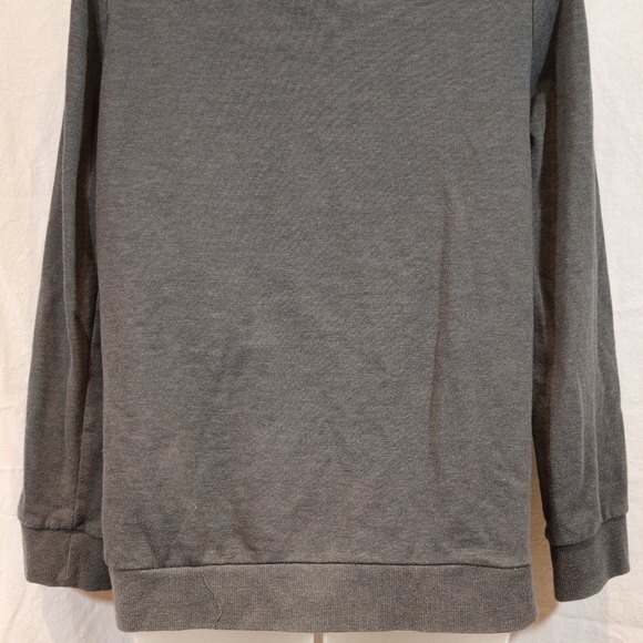 Nanette Lepore Gray Floral Embroidered Pullover Sweatshirt Size Small - Picture 10 of 12